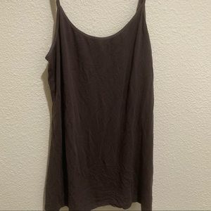 Brown Camisole Spaghetti Strap Tank Top